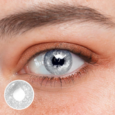 Lentes De Contacto De Color Gris Parpadeante Parpadeante De Halloween